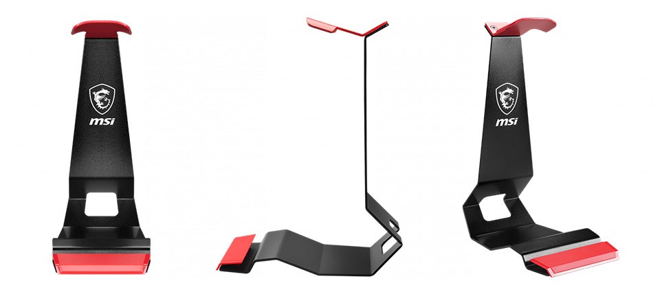 MSI HS01 Headset Stand with Cellphone Holder